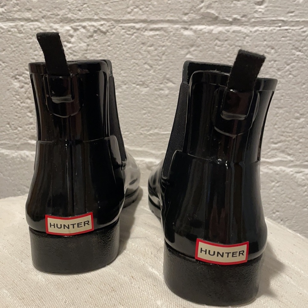 Hunter ankle boots black women’s size 8